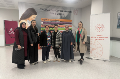 Hastanede gebelere 3. Tur eğitimi gerçekleştirildi