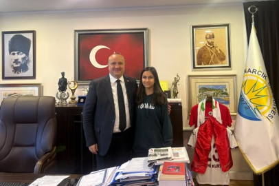 Başkan Kurt, Öğrenci Rümeysa Kavruk’u makamında ağırladı