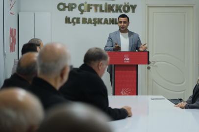 CHP Çiftlikköy İlçe Başkanı Kaşıkçı üyelerle buluştu