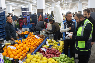 Merkez pazar yerinde fatura ve belge denetimi