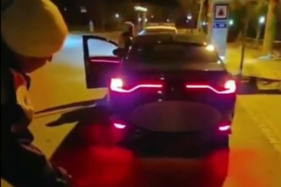 Yalova’da abartı egzoz takılı araca 9 bin 267 lira ceza