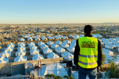 Yalova Aile ve İnsani Yardım Derneği, Gazze’de Çadır Kent kurdu