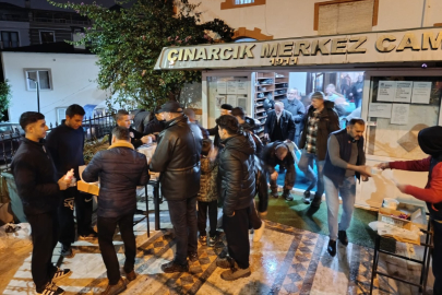 Çınarcık Belediyesi’nden Regaip Kandili ikramı