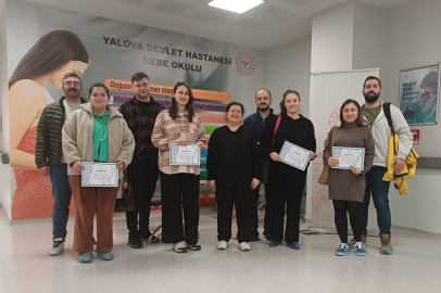 Gebe Okulunda eşli eğitimler devam ediyor