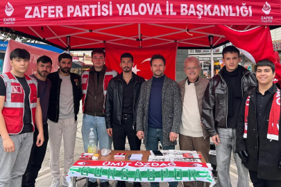 Zafer Partisi Yalova Gençlik Kolları’ndan sahada etkin çalışma