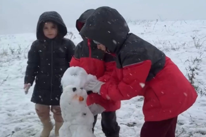 Höyüktepe beyaza büründü