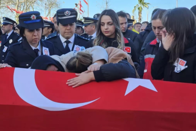 Şehit polis memuru Turgut Külünk son yolculuğuna uğurlandı