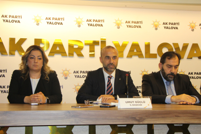 AK Parti Yalova İl Başkanı Umut Güçlü, “Yalova’da 3 bin 350 kişiyi AK Parti’ye üye yaptık”