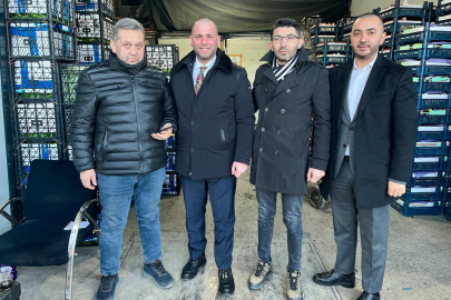 YESO Başkan Adayı Oktay İlhan, hal esnafıyla buluştu