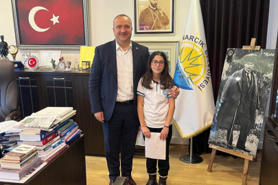 İlk röportajını Başkan Kurt’la röportaj yaptı