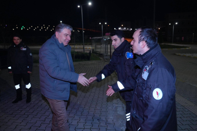 Rektör Bahçekapılı’dan güvenlik personeline sürpriz ziyaret