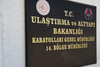 T.C. ULAŞTIRMA VE ALTYAPI  BAKANLIĞI Karayolları Genel Müdürlüğü 14. Bölge  Müdürlüğü