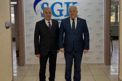 Tahsin Becan’dan SGK Müdürlüğü’ne taziye ziyareti