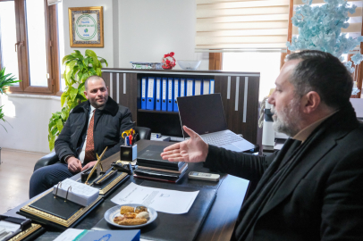 YESO Başkan Adayı İlhan Hacı Saffet Çam Vakfı’nı ziyaret etti