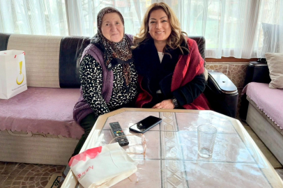 Şimşek, şehit annesini unutmadı