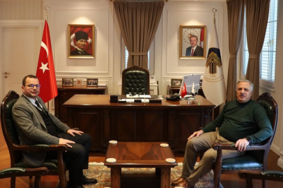 Termal Milli Eğitim Müdürü Cerrah’tan Başkan Acar’a ziyaret