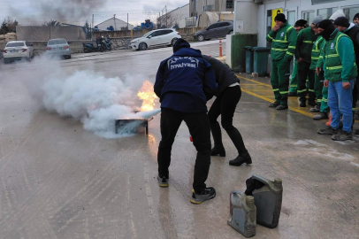 Yalova İtfaiyesi’nden yangın eğitimi