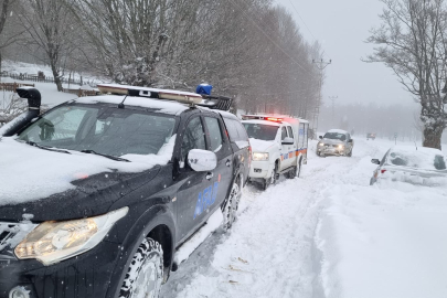 Delmece Yaylası’nda mahsur kalan 5 kişi kurtarıldı