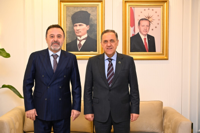 Özdemir'den Vali Usta'ya hayırlı olsun ziyareti