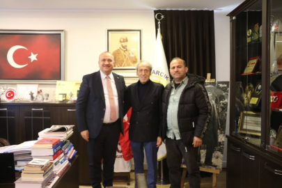 Başkan Kurt, ilçe sakinleri Cihan Keser ve Faruk Genç’i ağırladı