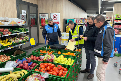 Yalova Belediyesi’nden sebze ve meyvede künye denetimi