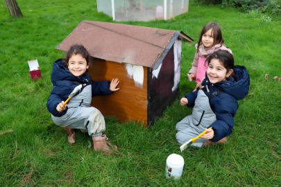Can dostlara, geri dönüştürülmüş sıcak yuvalar