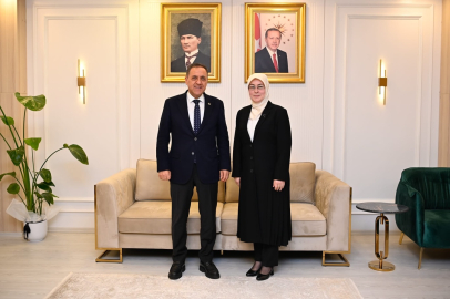 Meliha Akyol’dan Vali Usta’ya hayırlı olsun ziyareti