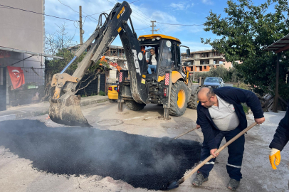 Altınova’da yol bakım ve onarımları hız kesmiyor