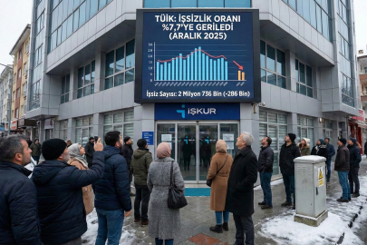 İşsizlik rakamları yüzde 7,7’ye geriledi