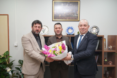 YTSO yönetimi Aydın Kacir’e hayırlı olsun dileklerini iletti