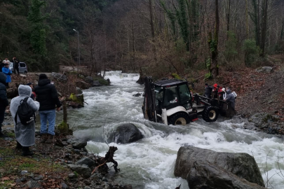 Yalova’da korku dolu anlar! Trekking grubu dere taşmasıyla mahsur kaldı