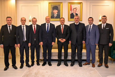 Belediye başkanlarından Vali Usta’ya hayırlı olsun ziyareti