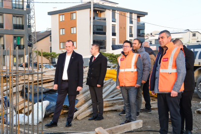 Çiftlikköy’de yeni su deposu inşaatı son hızla sürüyor