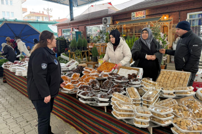 Çiftlikköy Zabıtası pazar denetimlerini sürdürüyor