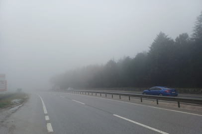 Süpürgelik’te yoğun sis nedeniyle görüş mesafesi düştü