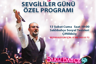 Çiftlikköy’de 14 Şubat’a özel Aliço konseri