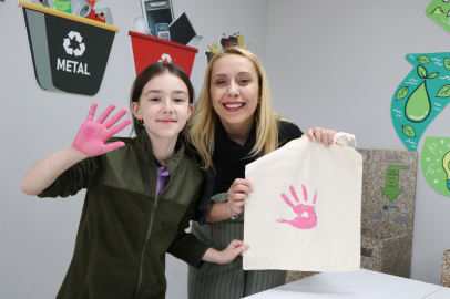 Çiftlikköy’de öğrenciler geri dönüşümü yerinde öğrendi