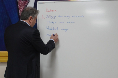 Son ders Rektör Bahçekapılı'dan