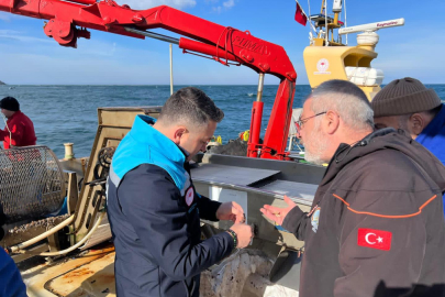 Mustafa İlmeç, midye çiftliklerini inceledi