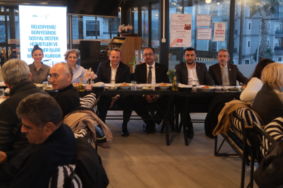 Çiftlikköy heyeti önce oruç açtı ardından vatandaşları ziyaret etti