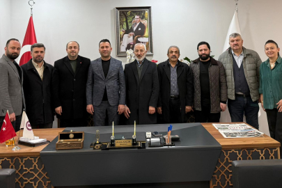 Saadet Partisi’nden Aydın Kacir’e hayırlı olsun ziyareti