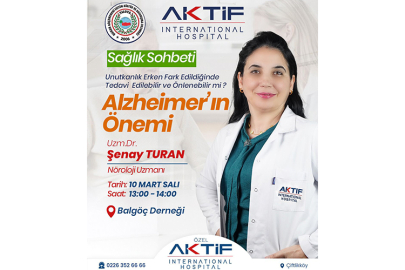 Unutkanlık erken fark edildiğinde önlenebilir mi? Uzm. D.r. Şenay Turan Alzheimer hakkında bilgi verecek