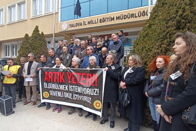 Yalova’dan öğretmen cinayetine ortak tepki