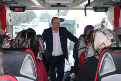 Çiftlikköylü kadınları Camiler Turuna Başkan Yele yolculadı