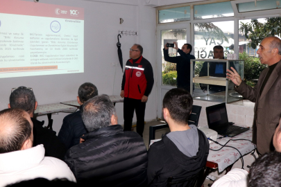 Hal esnafına yönelik BKÜ bilgilendirme eğitimi verildi