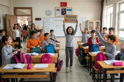 56 bin 626 öğrenci için ara tatil zili bugün çalıyor