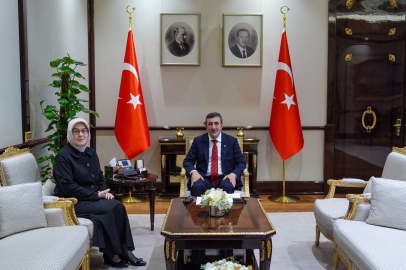Meliha Akyol Cumhurbaşkanı Yardımcısı Yılmaz’ı ziyaret etti
