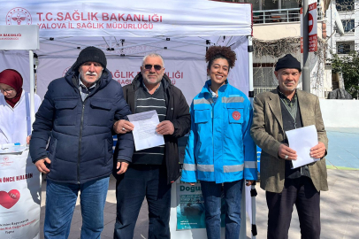 Çiftlikköy’de Vatandaşlara Sağlık Bilgilendirmesi