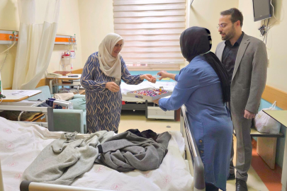 Çınarcık Devlet Hastanesi’nde bayramlaşma heyecanı