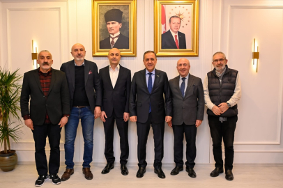 Bingöllü muhtarlardan Vali Usta’ya vefa ziyareti